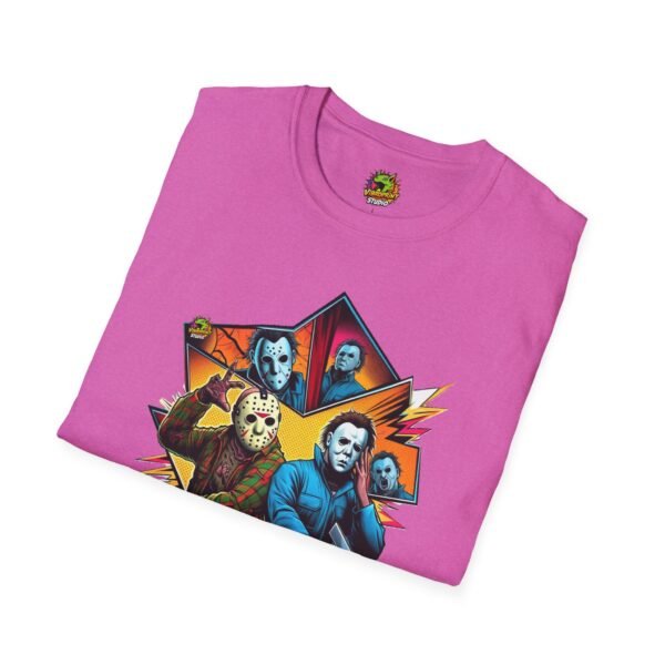 Jason Voorhees & Michael Myers Shirt | Funny Halloween Horror Tee - Image 64