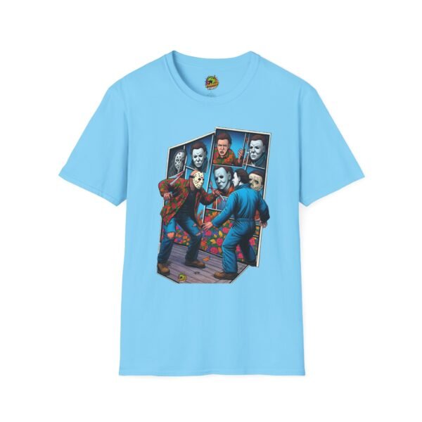 Funny Michael Myers Shirt | Jason & Michael Horror Picnic Tee - Image 33