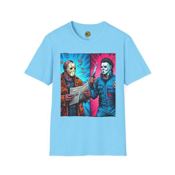 Michael Myers Vintage Tee | Jason Voorhees Funny Halloween Picnic Shirt - Image 33