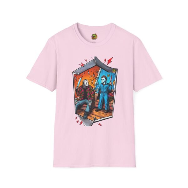 Michael Myers Shirt | Jason Voorhees Funny Picnic Halloween Tee - Image 57