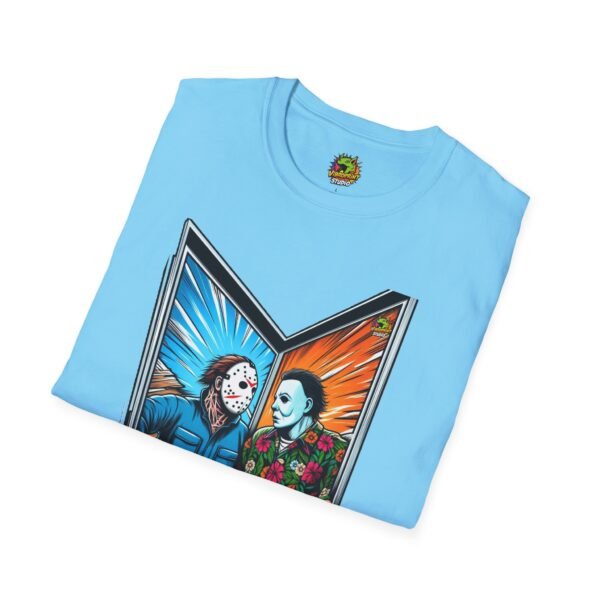 Funny Michael Myers Shirt | Jason Voorhees and Michael Halloween Tee - Image 36