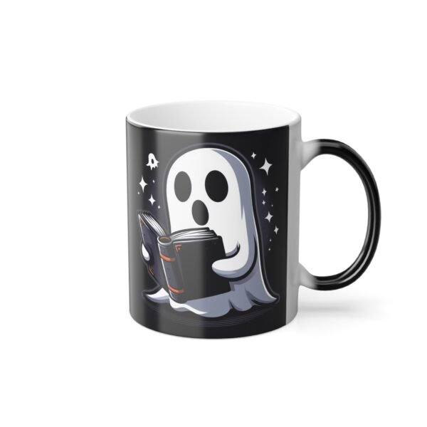 Spooky Reading Ghost Mug - Perfect Halloween Coffee Mug, Teacher Gift, and Housewarming Present for Book Lovers - Image 4