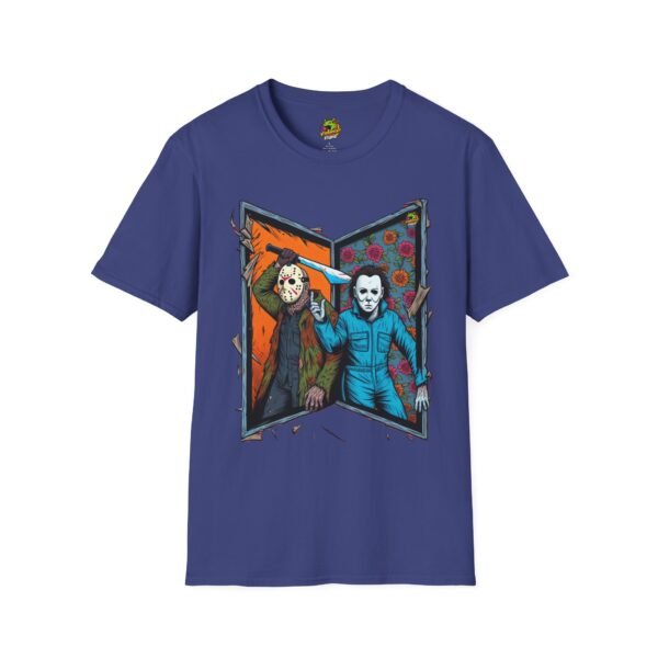 Jason Voorhees & Michael Myers T-Shirt | Funny Horror Tee - Image 45