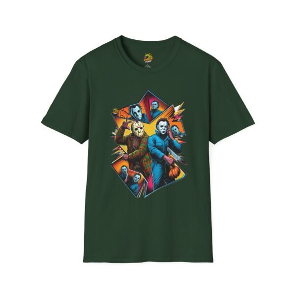 Jason Voorhees & Michael Myers Shirt | Funny Halloween Horror Tee - Image 29