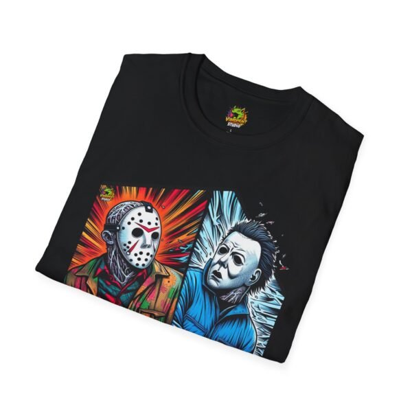 Funny Jason & Michael Myers Shirt | Halloween Horror T-Shirt - Image 8