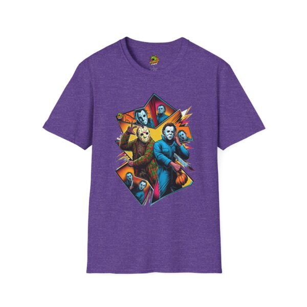 Jason Voorhees & Michael Myers Shirt | Funny Halloween Horror Tee - Image 53