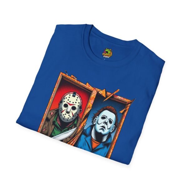 Michael Myers Vintage Tee | Jason Voorhees Funny Picnic Scene - Image 44