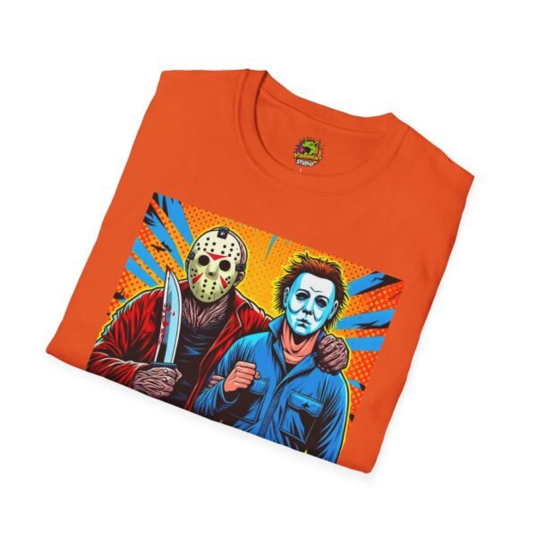 Jason Voorhees & Michael Myers Shirt | Funny Halloween Horror Tee - Image 20