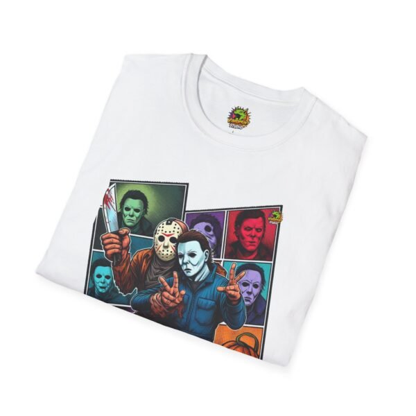 Jason Voorhees & Michael Myers Funny Shirt | Halloween Picnic Tee - Image 4