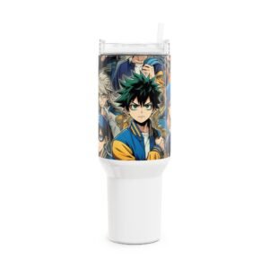 Stanley 1913 Tumbler | Colorful Anime Geek Drinkware | Cartoon Tumbler for Gamers
