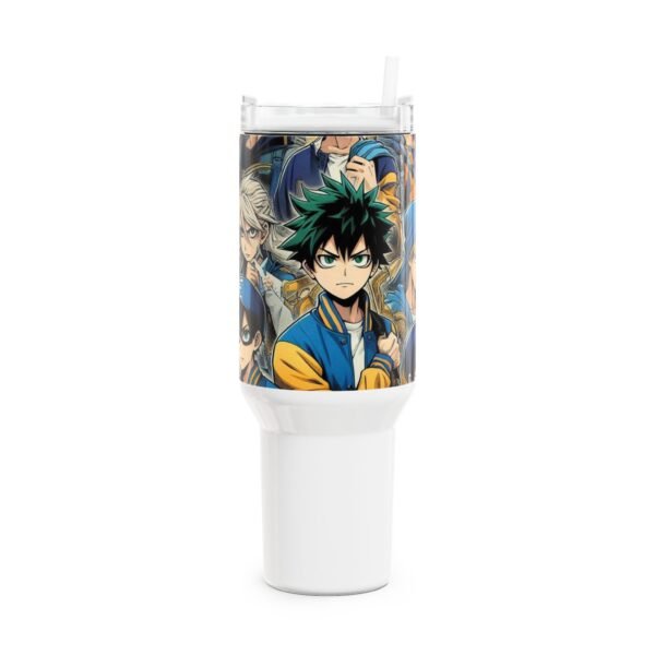 Stanley 1913 Tumbler | Colorful Anime Geek Drinkware | Cartoon Tumbler for Gamers