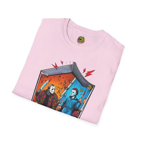 Michael Myers Shirt | Jason Voorhees Funny Picnic Halloween Tee - Image 60