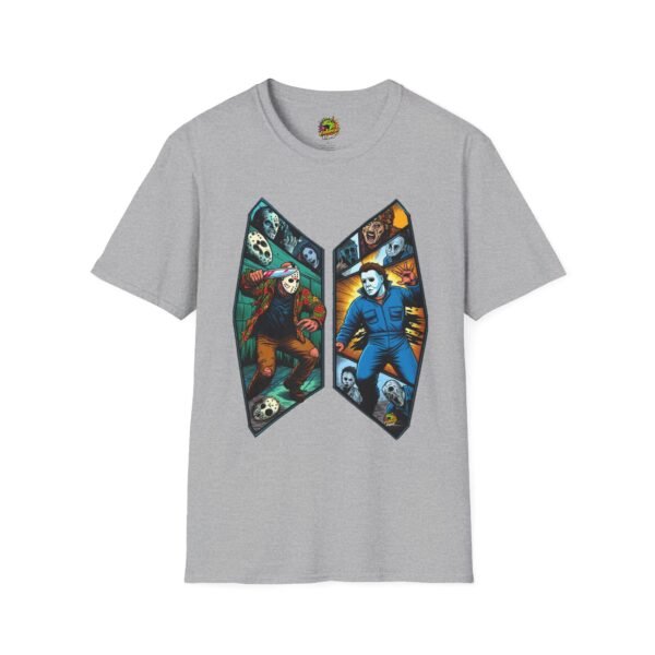 Michael Myers Shirt | Jason & Michael Funny Horror Movie Tee - Image 9