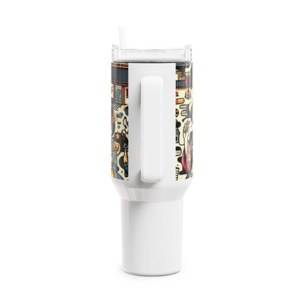 Stanley 1913 Tumbler | Anime and Comic Geek Drinkware | Colorful Cartoon Tumbler - Image 3