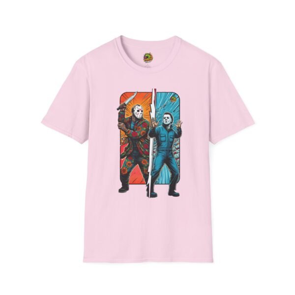 Jason Voorhees & Michael Myers Funny Horror Tee | Halloween Shirt - Image 57