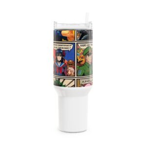 Stanley Tumbler | Geek and Anime Themed Drinkware for Gamers | Colorful Cartoon Tumbler