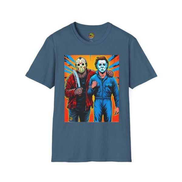 Jason Voorhees & Michael Myers Shirt | Funny Halloween Horror Tee - Image 37