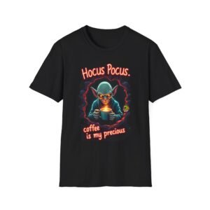 Fall Seasoned Shirt | Hocus Pocus Shirt | Fall Season Shirt | Retro 80s Neon | Halloween Cat Tee | Thanksgiving Shirt | Coffee Lover Gift