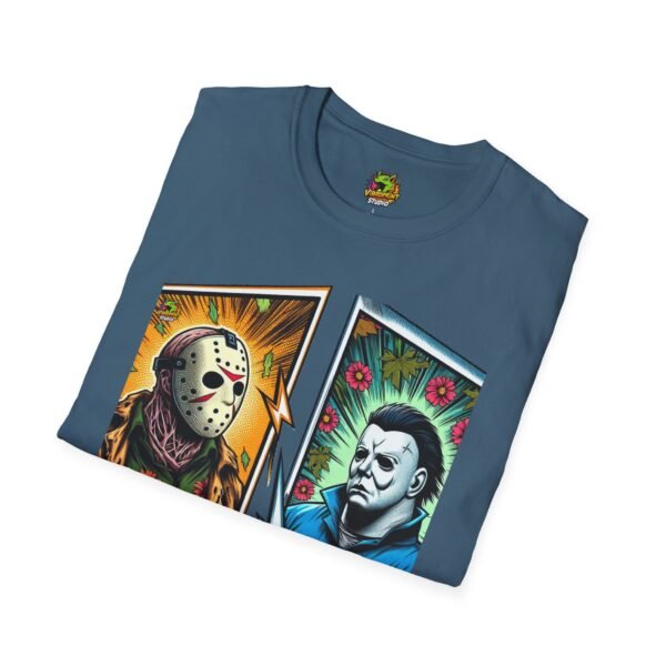 Michael Myers Shirt | Jason Voorhees Funny Vintage Horror Tee - Image 40