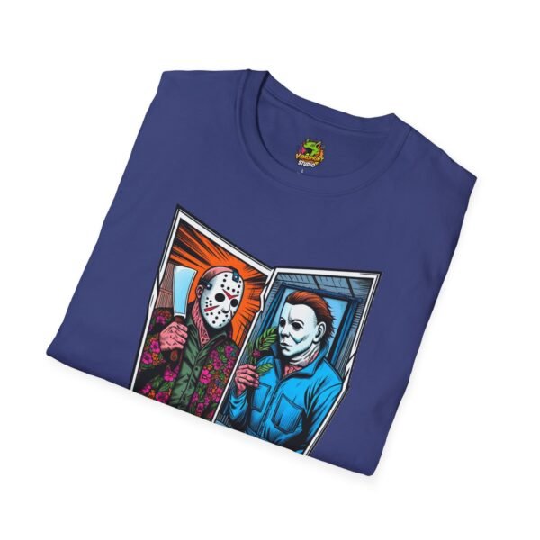 Jason Voorhees & Michael Myers Shirt | Funny Halloween Horror Tee - Image 48