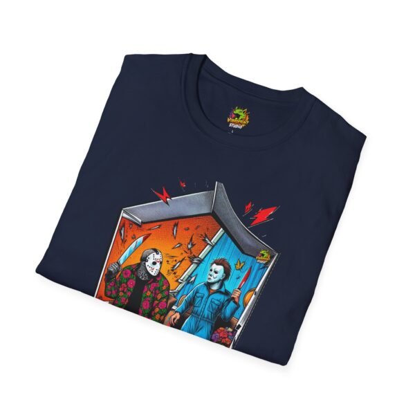 Michael Myers Shirt | Jason Voorhees Funny Picnic Halloween Tee - Image 52