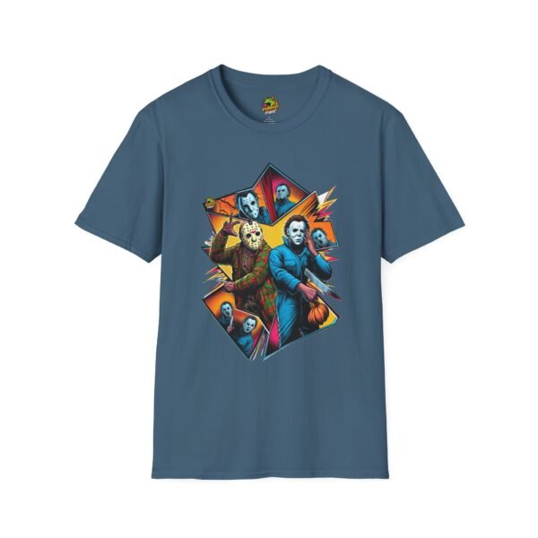 Jason Voorhees & Michael Myers Shirt | Funny Halloween Horror Tee - Image 37
