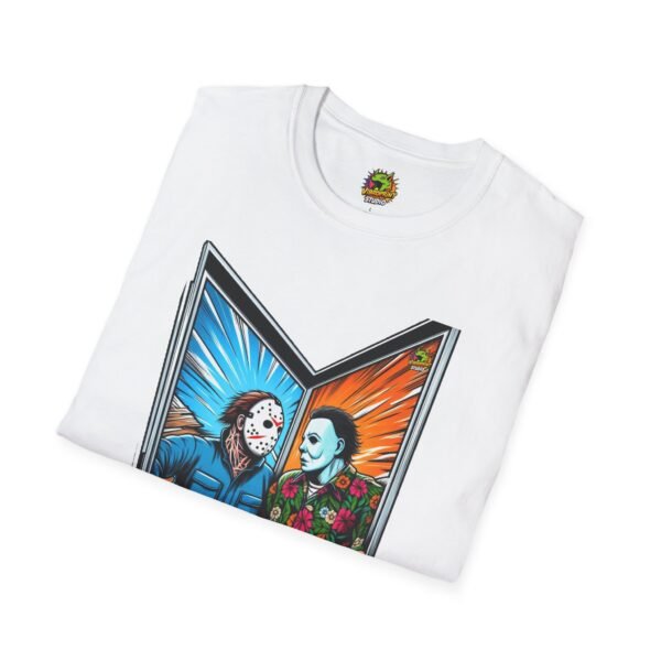 Funny Michael Myers Shirt | Jason Voorhees and Michael Halloween Tee - Image 4
