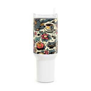 Stanley 1913 Tumbler | Anime and Comic Geek Drinkware | Colorful Cartoon Tumbler
