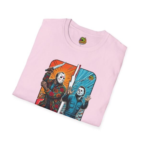Jason Voorhees & Michael Myers Funny Horror Tee | Halloween Shirt - Image 60