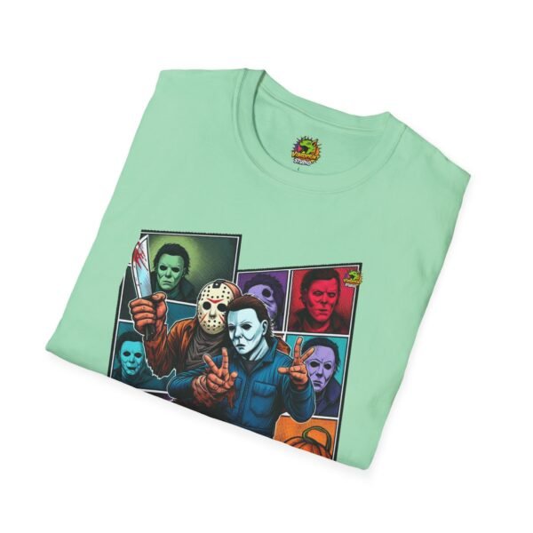 Jason Voorhees & Michael Myers Funny Shirt | Halloween Picnic Tee - Image 28