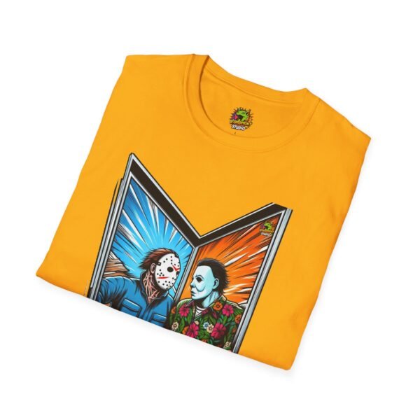 Funny Michael Myers Shirt | Jason Voorhees and Michael Halloween Tee - Image 16