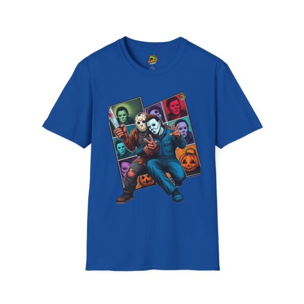 Jason Voorhees & Michael Myers Funny Shirt | Halloween Picnic Tee - Image 41