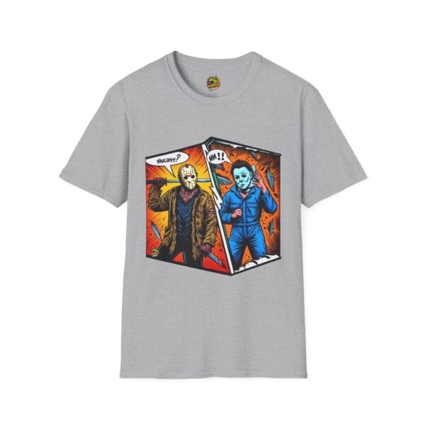 Michael Myers Vintage Shirt | Jason Voorhees Funny Halloween Tee - Image 9