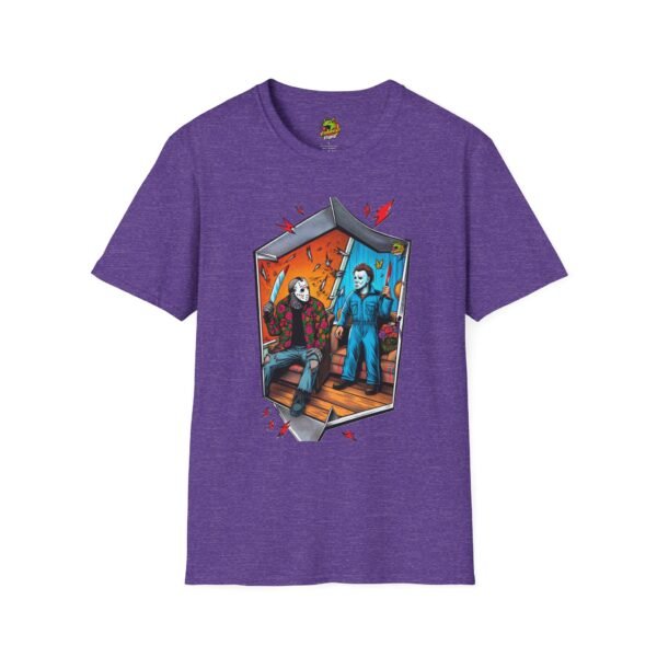 Michael Myers Shirt | Jason Voorhees Funny Picnic Halloween Tee - Image 53