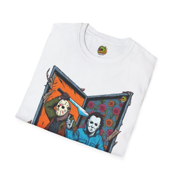 Jason Voorhees & Michael Myers T-Shirt | Funny Horror Tee - Image 4