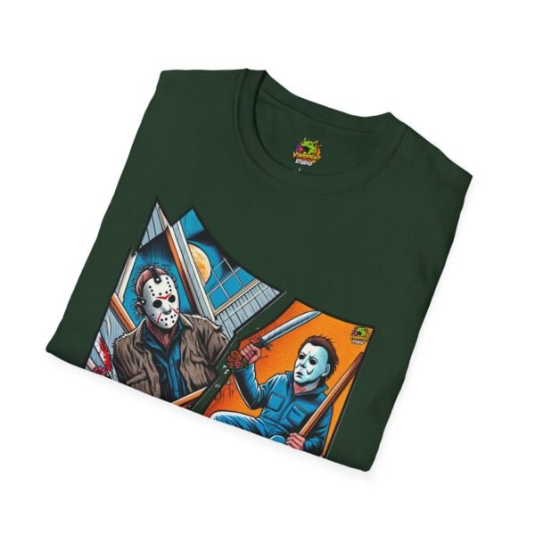 Michael Myers Vintage Shirt | Jason & Michael Halloween Picnic Tee - Image 32