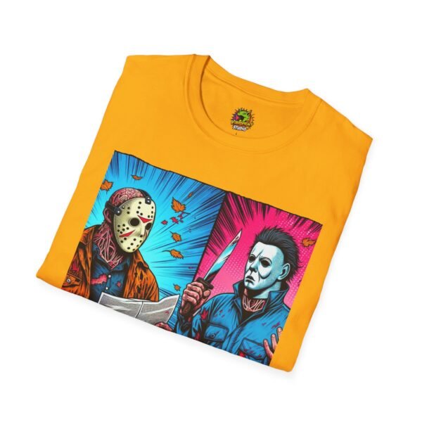 Michael Myers Vintage Tee | Jason Voorhees Funny Halloween Picnic Shirt - Image 16