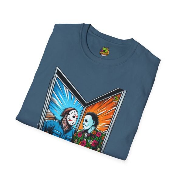 Funny Michael Myers Shirt | Jason Voorhees and Michael Halloween Tee - Image 40