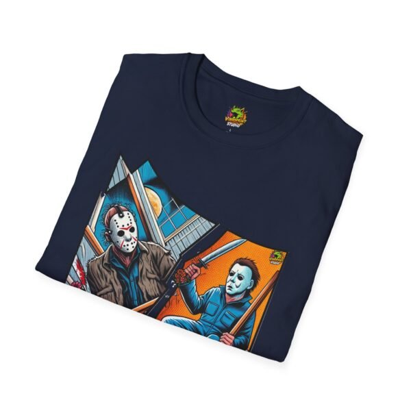 Michael Myers Vintage Shirt | Jason & Michael Halloween Picnic Tee - Image 52