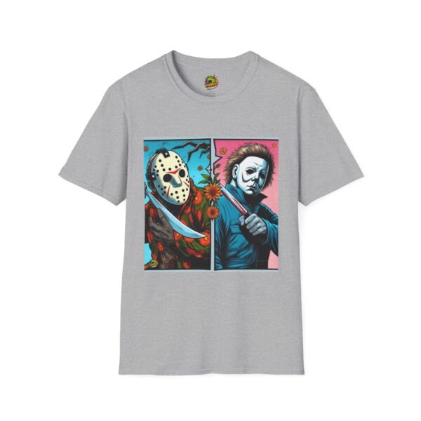 Michael Myers Vintage Shirt | Jason Voorhees Funny Horror Picnic Tee - Image 9