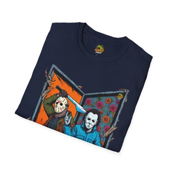Jason Voorhees & Michael Myers T-Shirt | Funny Horror Tee - Image 52