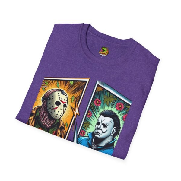 Michael Myers Shirt | Jason Voorhees Funny Vintage Horror Tee - Image 56