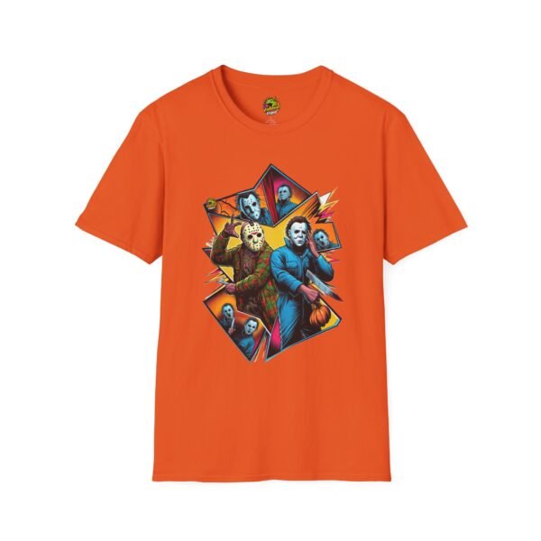 Jason Voorhees & Michael Myers Shirt | Funny Halloween Horror Tee - Image 17