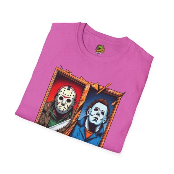 Michael Myers Vintage Tee | Jason Voorhees Funny Picnic Scene - Image 64