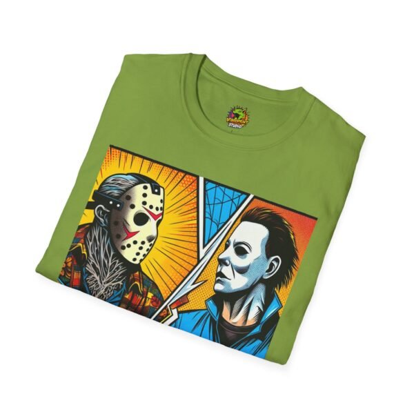 Jason & Michael Halloween Shirt | Funny Vintage Horror Tee - Image 24