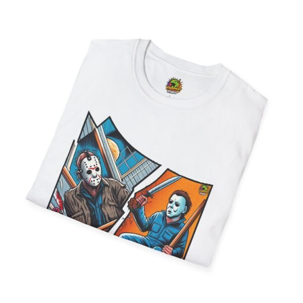 Michael Myers Vintage Shirt | Jason & Michael Halloween Picnic Tee - Image 4