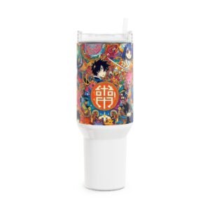Owala Bottle | Colorful Anime Tumbler for Gamers & Geeks | Insulated Drinkware