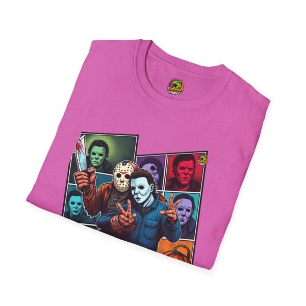 Jason Voorhees & Michael Myers Funny Shirt | Halloween Picnic Tee - Image 64