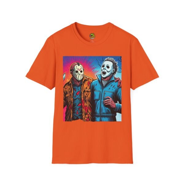 Jason Voorhees & Michael Myers Shirt | Funny Vintage Halloween Tee - Image 17