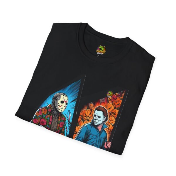 Jason Voorhees & Michael Myers Funny Halloween Shirt - Image 8